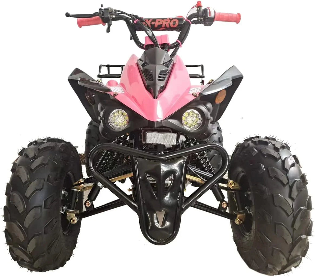 X-Pro Brand New Blast 125cc ATV with Automatic Transmission Reverse LED Headlights Big 19"/18" Tires