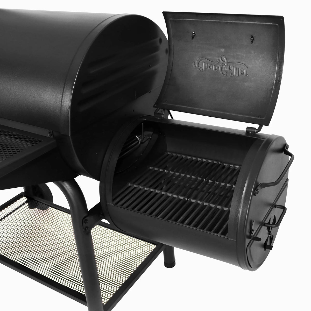 Char-Griller Smokin�?Outlaw Charcoal Grill and Offset Smoker