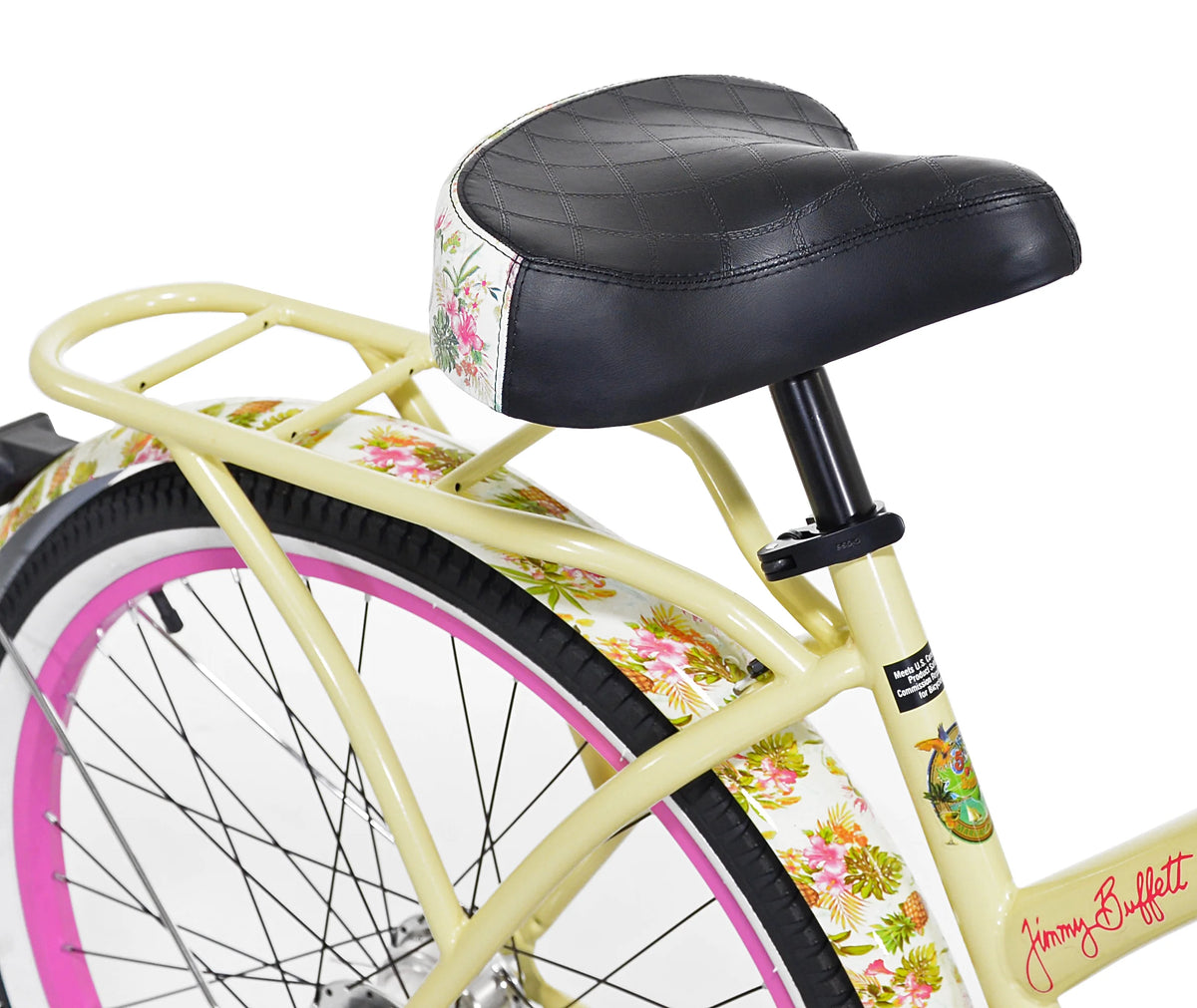 26" Margaritaville Women's 3-Speed Cruiser Bike, Yellow