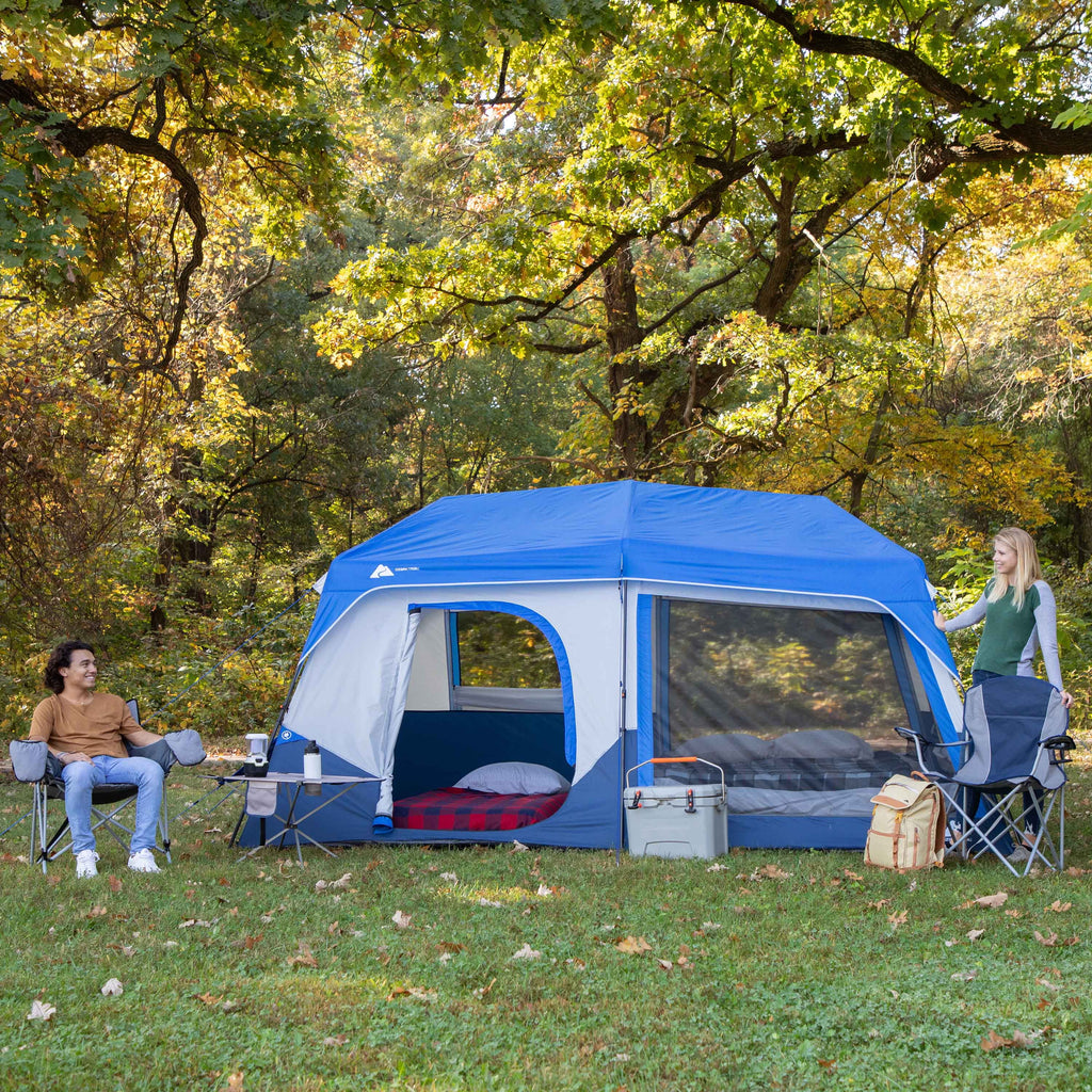Ozark Trail 10-Person Cabin Tent with LED Lighted Poles