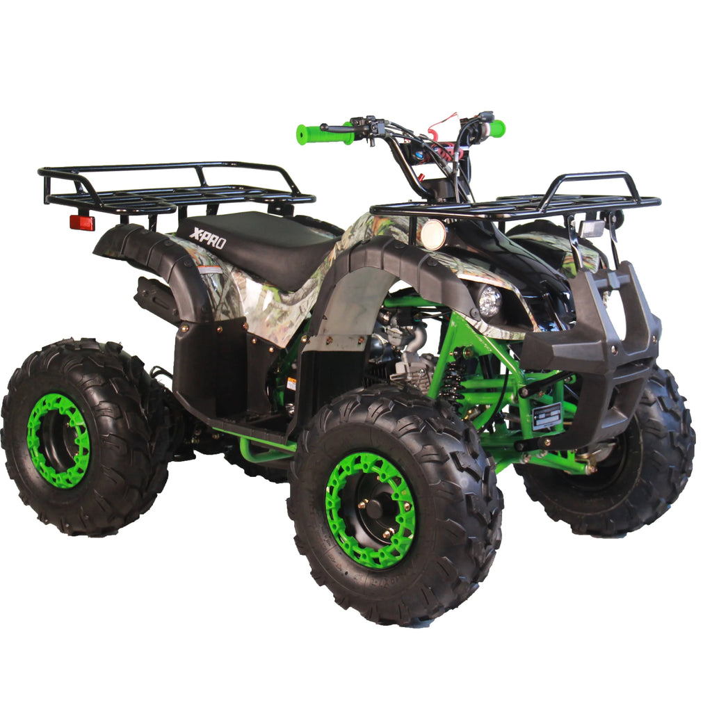 X-Pro Brand New 125cc Gas ATV, Automatic Transmission w/Reverse Remote Control Big 19"/18" Tires