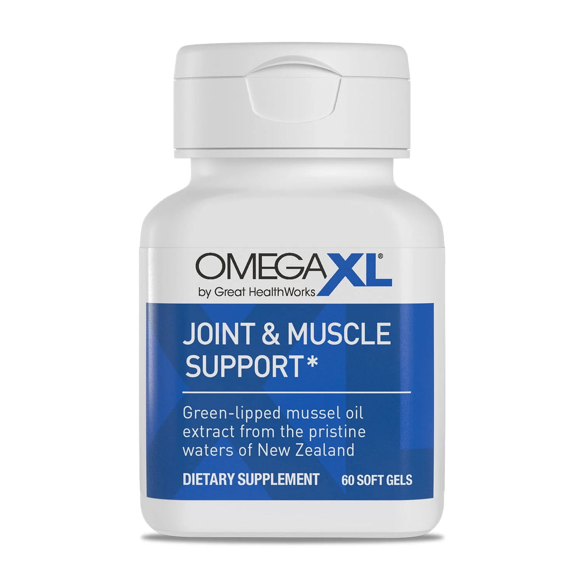 OmegaXL, Supplement Green-Lipped Mussel Oil - 60 Softgels